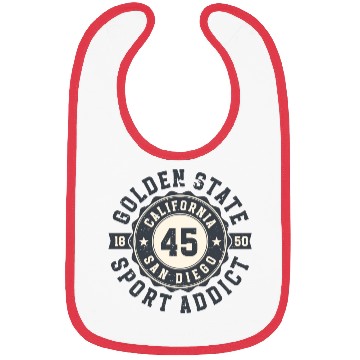 Discover California Golden State San Diego Sport Addict Bibs