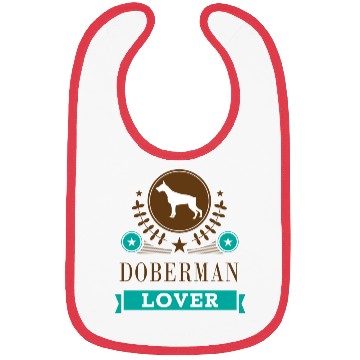 Discover Doberman Lover Bibs
