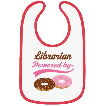 Discover Librarian Donut Lover Bibs