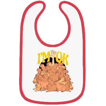 Discover Capybaras I m Ok Funny Capybara Lover Bibs
