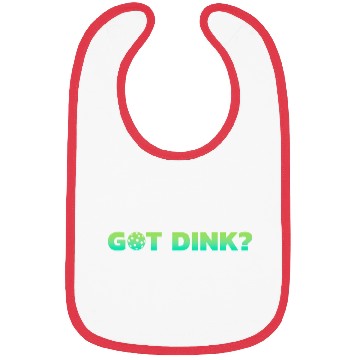Discover Got Dink Horizontal Green Bibs