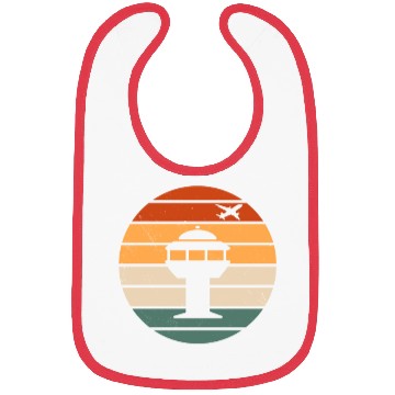 Discover Retro Air Traffic Control Tower Bibs
