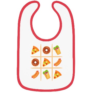 Discover Tic Tac Toe Pizza Wins Bibs