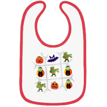 Discover Tic Tac Toe Zombie Wins Bibs