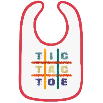 Discover Retro Tic Tac Toe Bibs