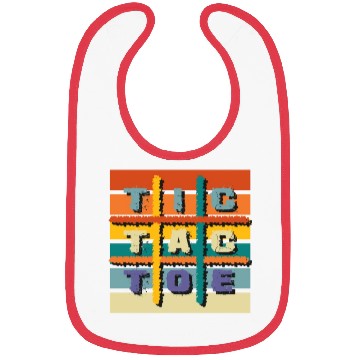Discover Retro Tic Tac Toe Bibs