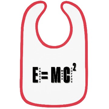 Discover Energy Equals To Milk Times Coffee Square Physics Bibs