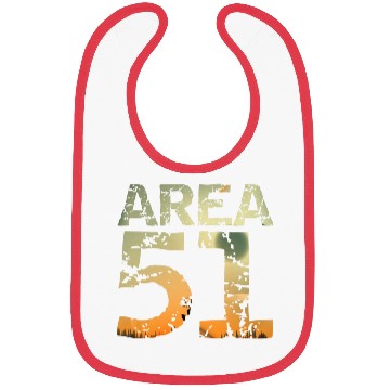 Discover Area 51 UFO Design Bibs