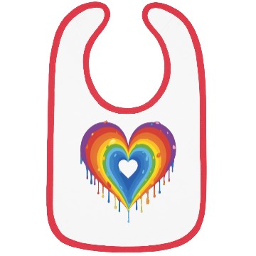 Discover Embrace LGBT Pride: Rainbow Heart, Gay, Lesbian, Bibs