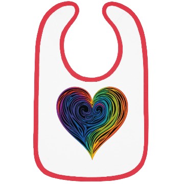 Discover Pride & Joy: Rainbow Heart, Embracing LGBT Love & Bibs