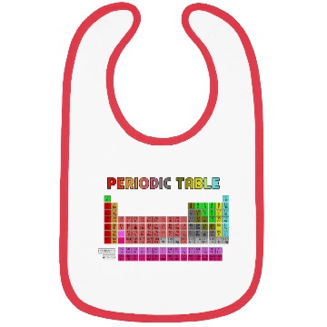 Discover Periodic Table Bibs, Science, Chemistry, Nerdy