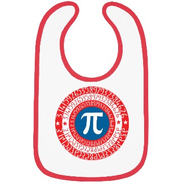 Discover Captain Pi Superhero Shield Bibs