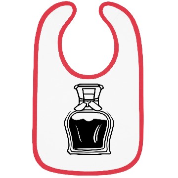 Discover Liquor Bottle Single Color Vector Bibs
