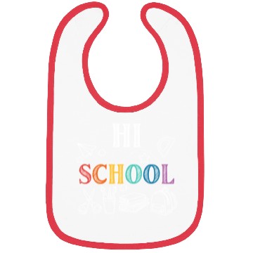 Discover Hi School Back To School Squad Teacher Student Bibs