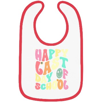 Discover Groovy Happy Last Day of School Teacher Student Bibs