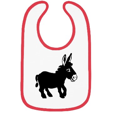 Discover Donkey Vector - Single Color Bibs