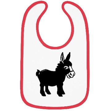 Discover Donkey Vector - Single Color Bibs