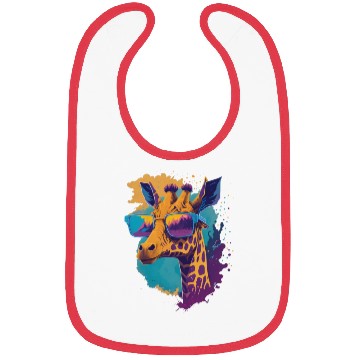 Discover Giraffe Wearing Sunglass Bibs
