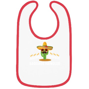 Discover Nacho Average Baggage Handler Cinco De Mayo Bibs