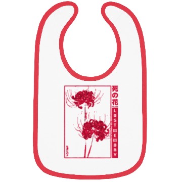 Discover Lost Memory - red spider lily Bibs