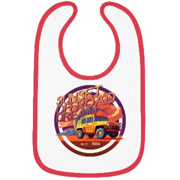 Discover Desert Car Sunset Offroad Dream 5000 - DIGITAL Bibs