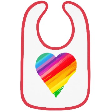 Discover Pride Heart Bibs