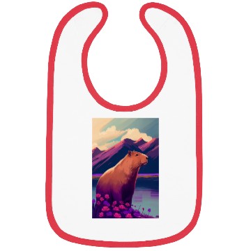 Discover Capybara Nature Capibara Bibs