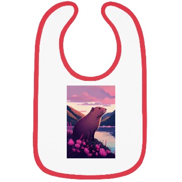Discover Capybara Nature Capibara Bibs