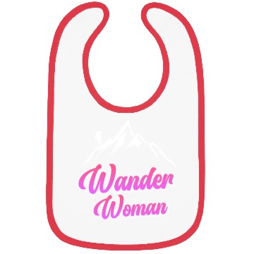 Discover Wanderwoman Hiker Mountaineer Wanderlust Bibs
