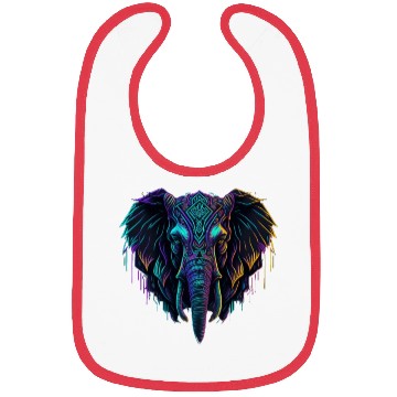 Discover Neon Elephant Bibs