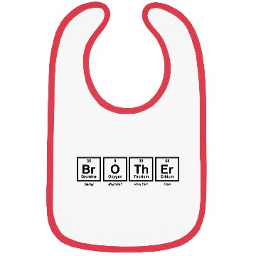 Discover Funny Big Brother Periodic Table Bibs