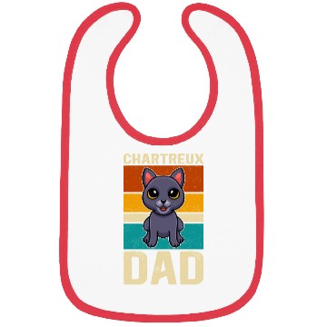 Discover Chartreux Dad Cat Owner Bibs