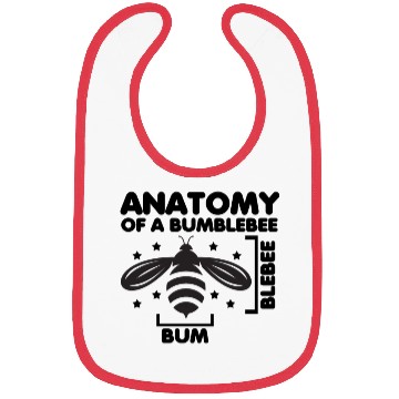 Discover Anatomy of a Bumblebee Bee Lover Gift Bibs