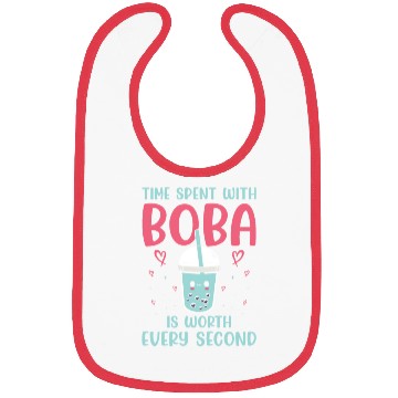 Discover Bubble Tea Lover Boba Tea Drinker Korean Drink Bibs