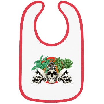 Discover Skull Plant of the blood moon night light Bibs
