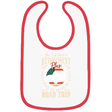 Discover Road Trip Camping Summer Mountains Bibs