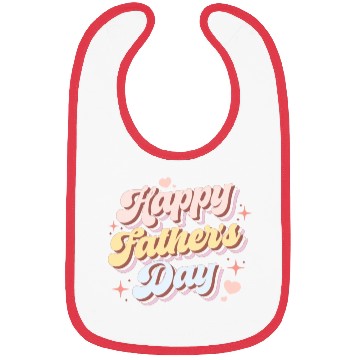 Discover Groovy Happy Father's Day Bibs