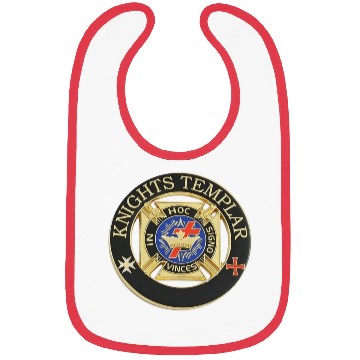 Discover Knights templar in hoc signo vinces Bibs