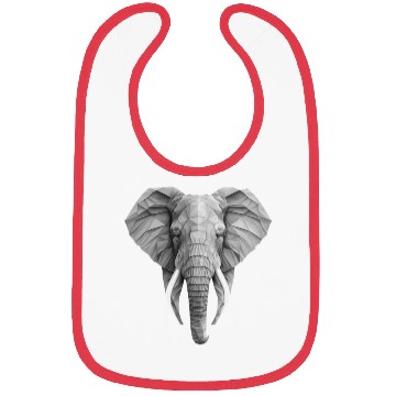 Discover geometric elephant Bibs