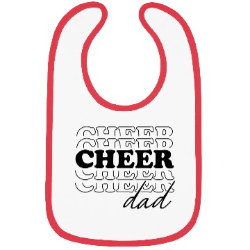 Discover Cheer Dad Bibs