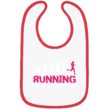 Discover Evolution Of Running Girls Runners Gift Bibs