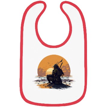Discover Samurai Sunrise Bibs
