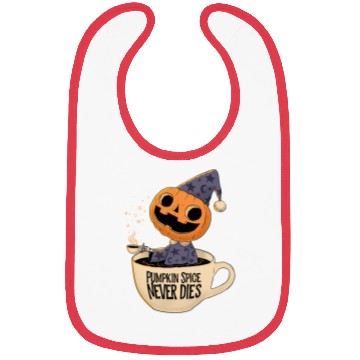 Discover Pumpkin Spice Never Dies Bibs