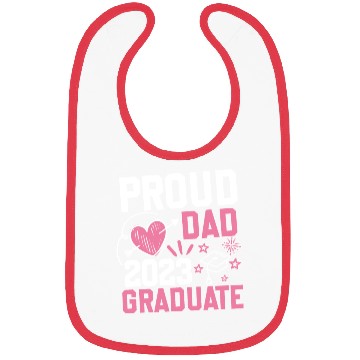 Discover Proud dad 2023 graduate Bibs