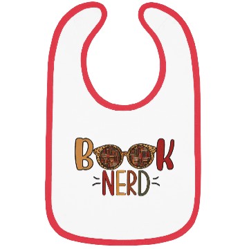 Discover Funny Book Nerd Librarian Teacher Student Reader Bibs