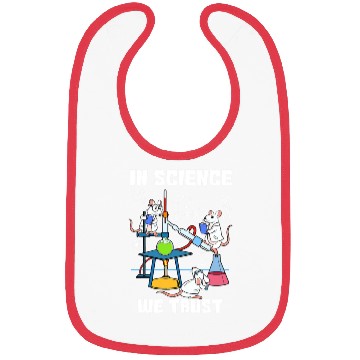 Discover Funny In Science We Trust Laboratory Chemicals Bibs