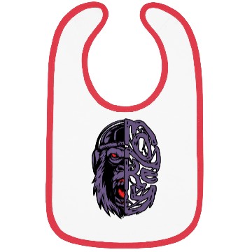 Discover Half Monkey Bibs