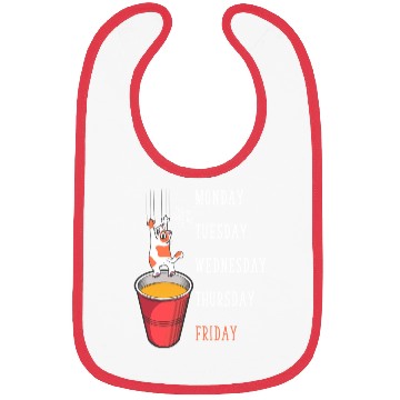 Discover Cat Lover Funny Weekend Party Bibs