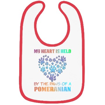 Discover Love Pomeranian Bibs