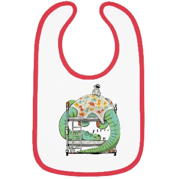 Discover Dinosaur Brachiosaurus Sleeping Bibs